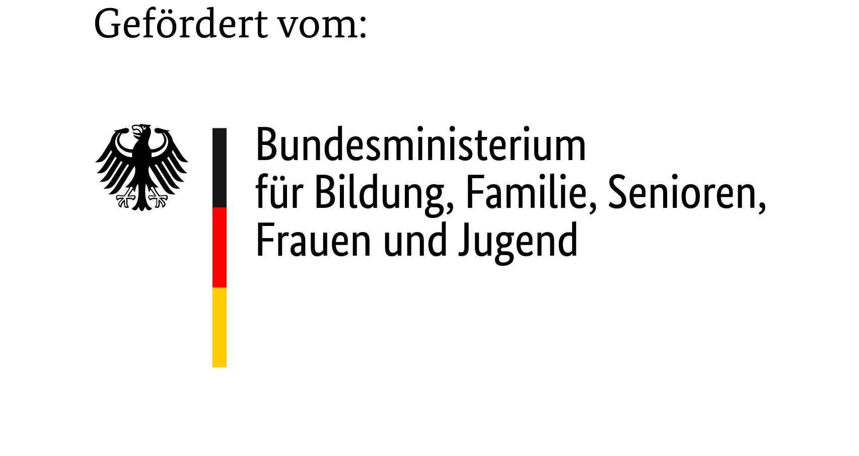 Logo vom Bundesministerium für Bildung, Familie, Senioren, Frauen und Jugend