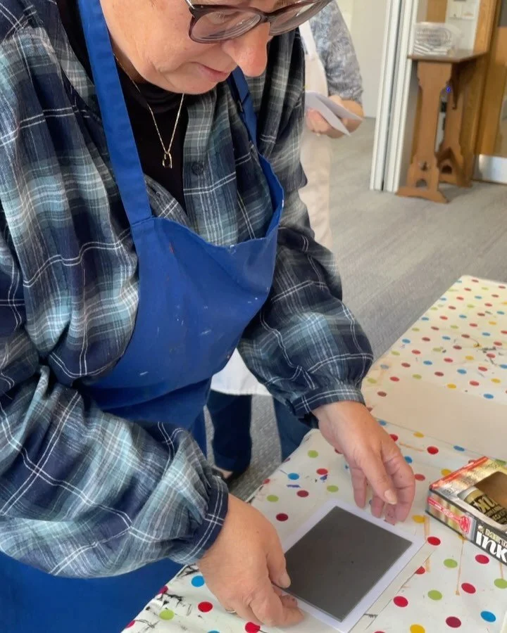 Lovely prints from yesterday Linoprinting workshop!