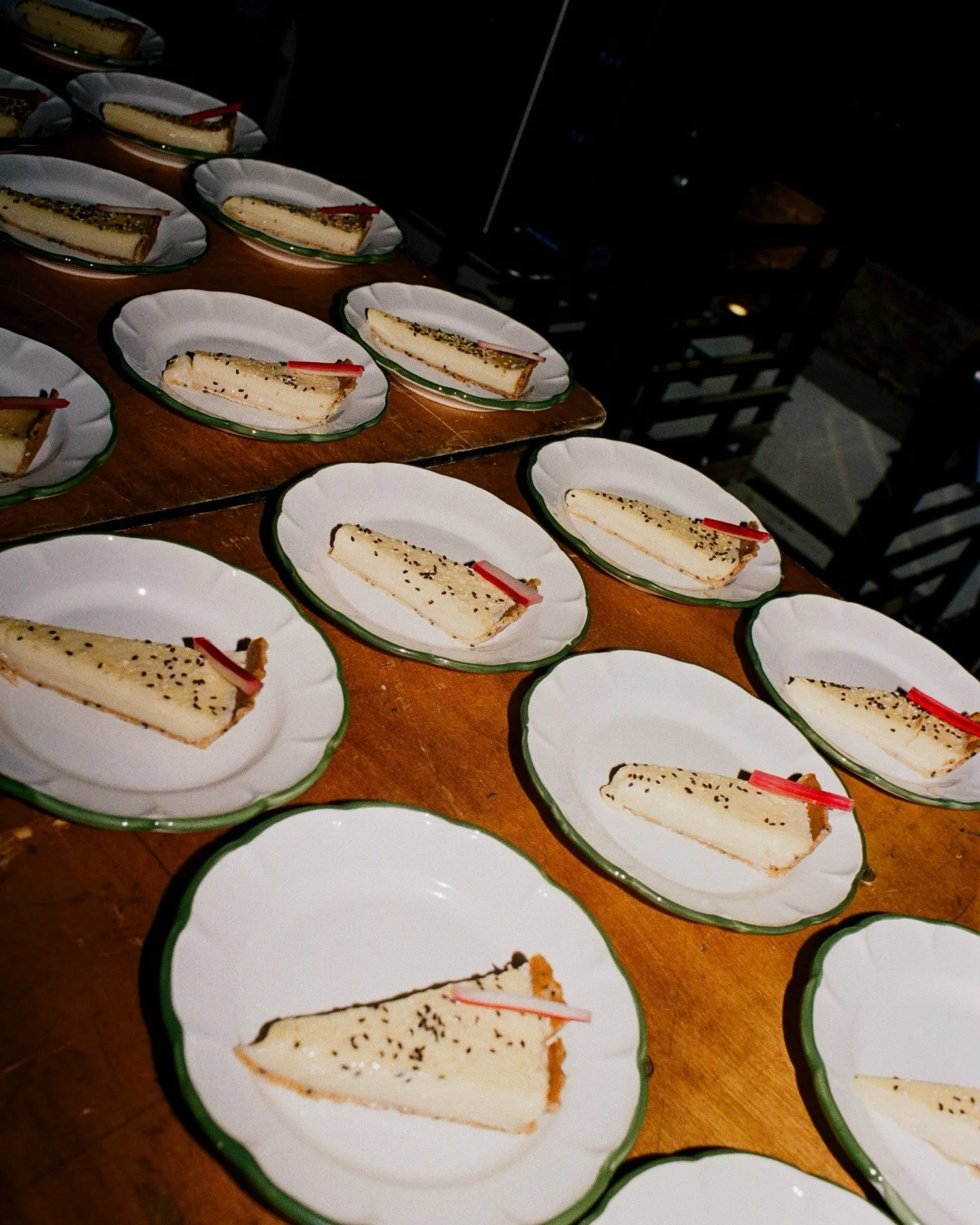 Something a bit different 👅

Absolutely delighted when a past wedding caterer @archiesfood asked us to capture their delicious supper club at @100barrington 

Still salivating over that yuzu and black sesame custard tart 🔥

All on film 35mm and 120