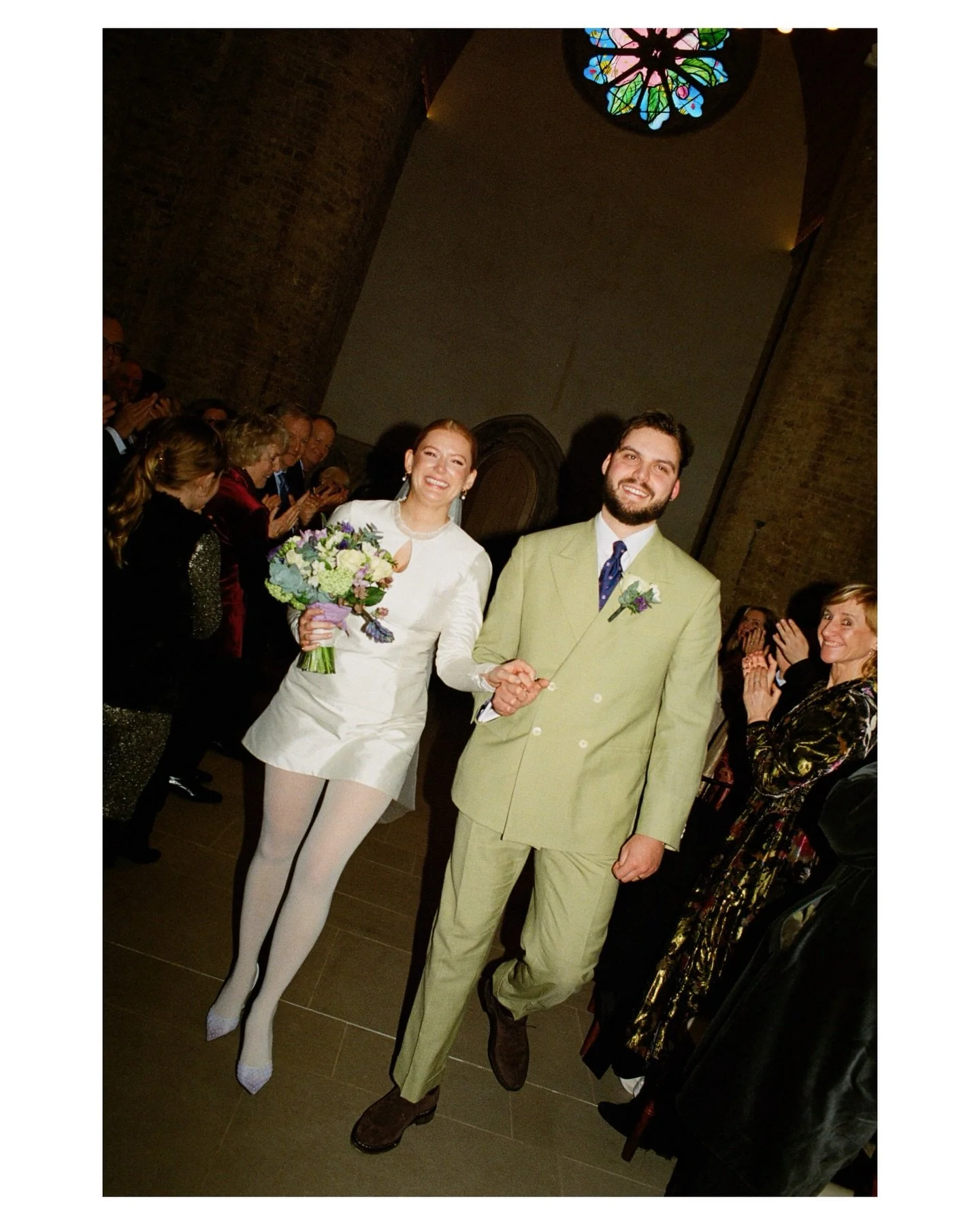 H&amp;T 💒✨
A crazy January wedding full of sister love, Guinness, iconic pubs, chapels, DJs and good vibes. 

On 35mm and 120 film 🎞️ few night time on digi. 

Dress @cococonran 
Shoes @aminamuaddi 
MUA @keeleywilsonmakeup 
Hair @katya.valentinahai