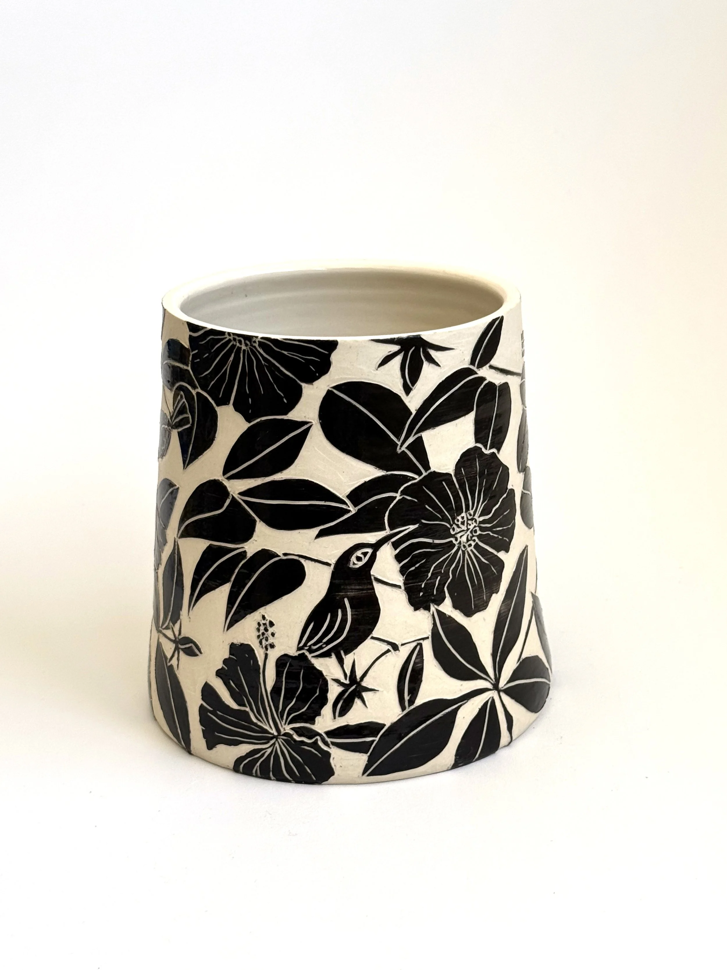 Black Hibiscus Planter