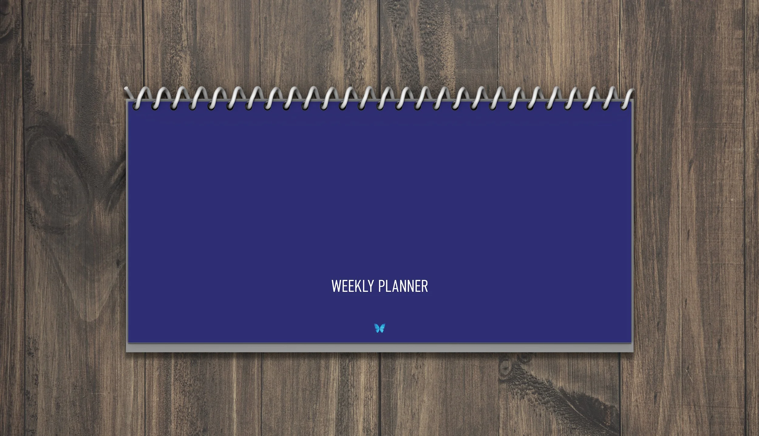 MORVO WEEKLY PLANNER