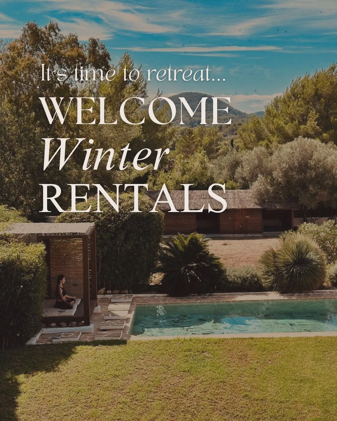 ✨ Welcome to Winter Rentals ✨ #WinterInIbiza

Discover yourself this winter at CAN ZULEIKA 

Nestled in the lush tranquility of Can Guasch, Can Zuleika is a radiant Ibiza sanctuary where serenity meets soul. 

Here, modern minimalism embraces natural