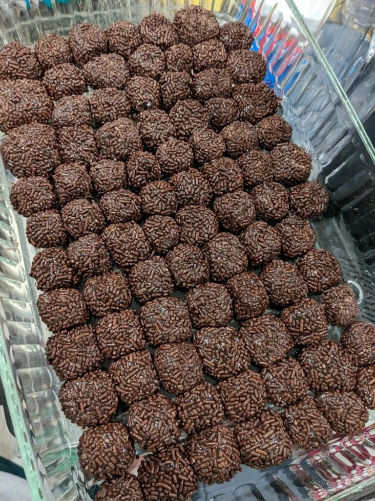 One of my partners made over fifty brigadieros to present to the judges.