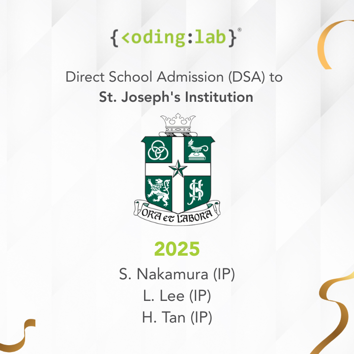 2025 DSA to St. Joseph’s Institution