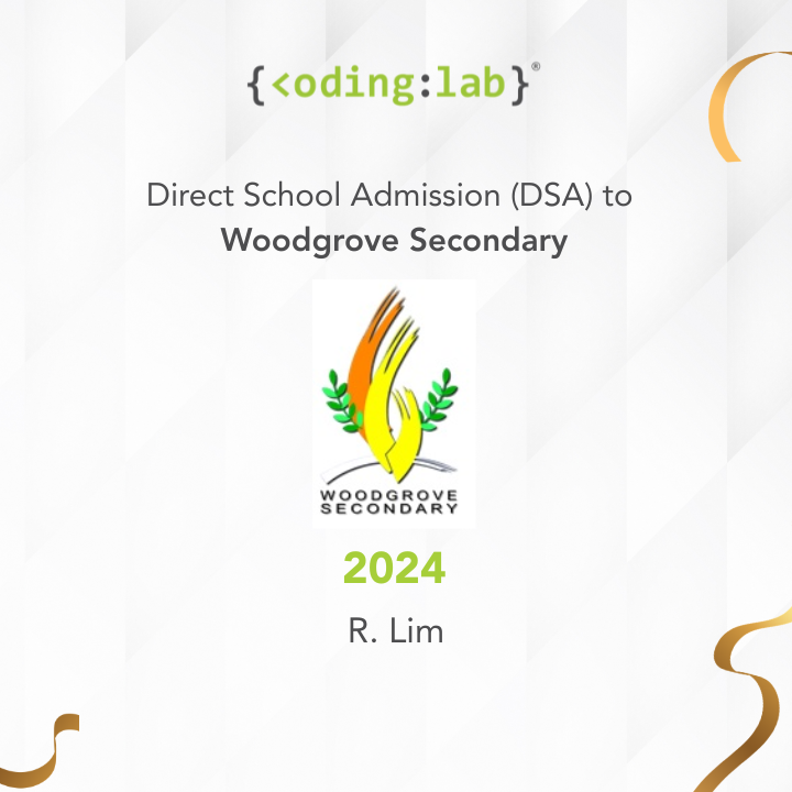 2024 DSA Offers for Woodgrove Secondary School