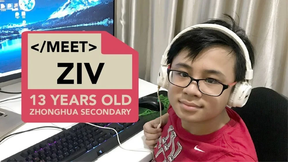 Coding Lab Student Feature Ziv, 13, Zhonghua Secondary School — Coding Lab