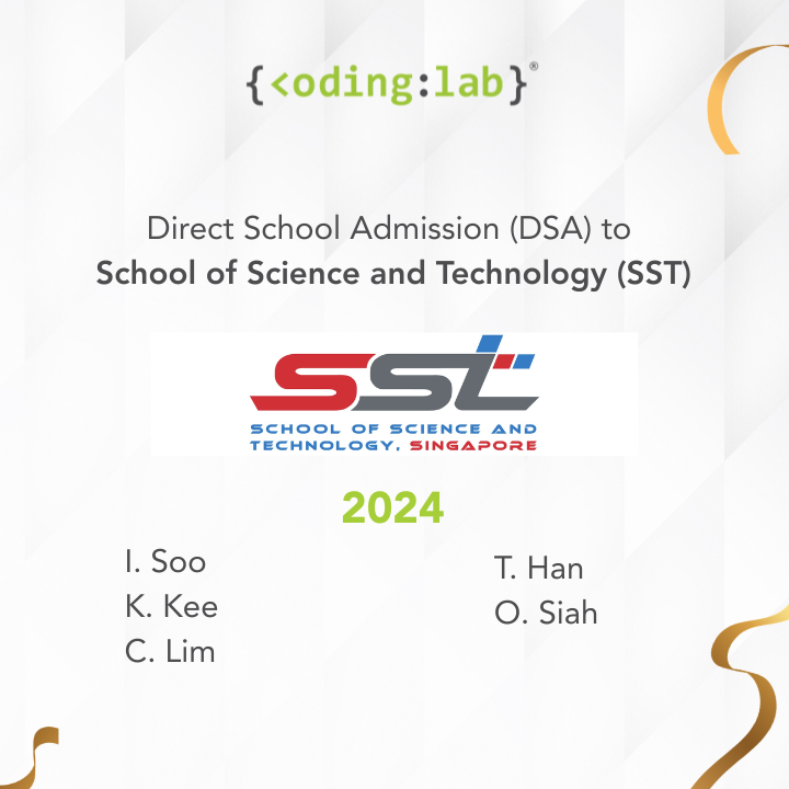 2024 DSA Offers for School of Science and Technology (SST)