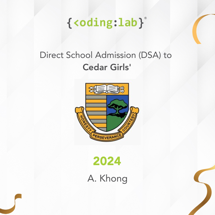 2024 DSA Offers for Cedar Girls’ Secondary School