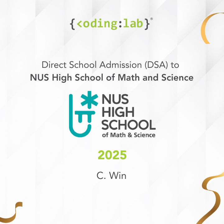 2025 DSA to NUS High School of Math and Science
