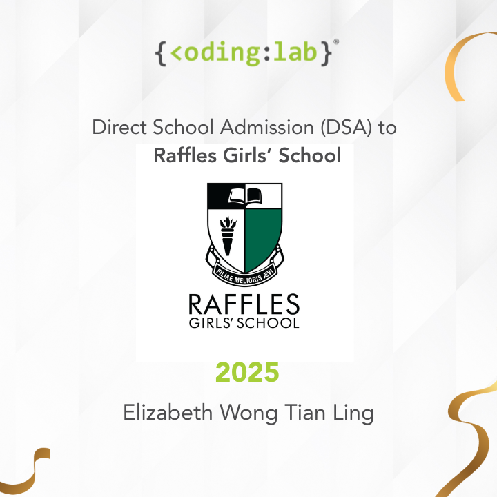 2025 DSA to Raffles Girls’ School (Secondary)