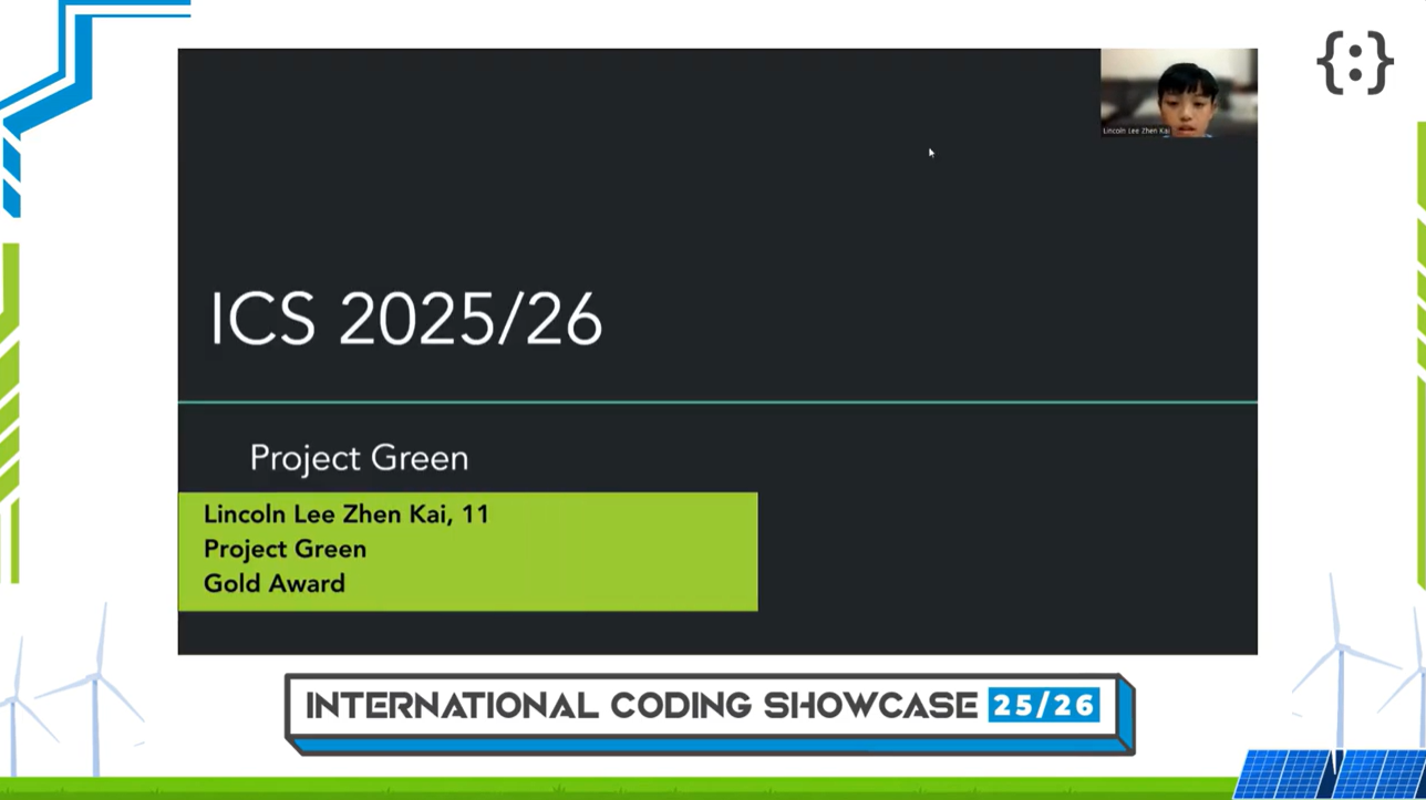 #CodingLabStudents: Lincoln Lee Zhen Kai, ICS 2025/26 Gold Award Winner!