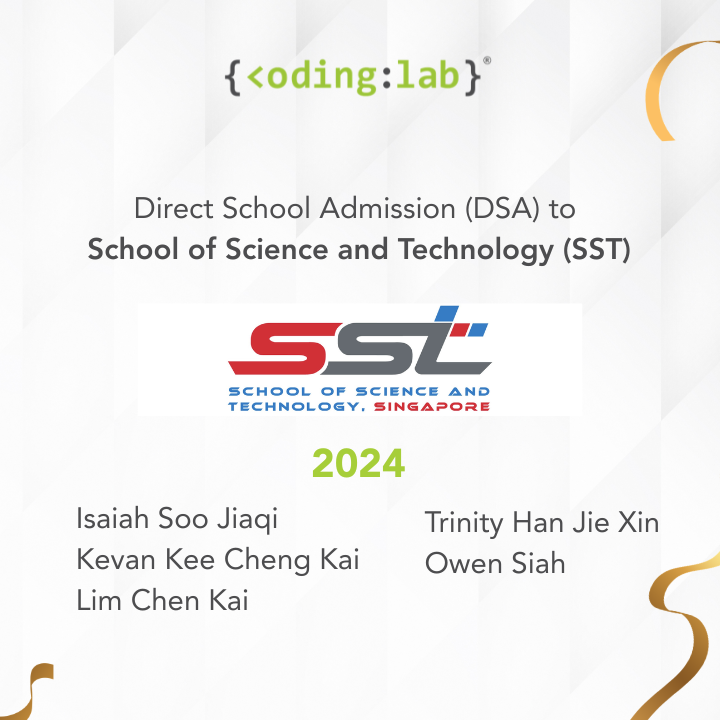 2024 DSA Offers for School of Science and Technology (SST)