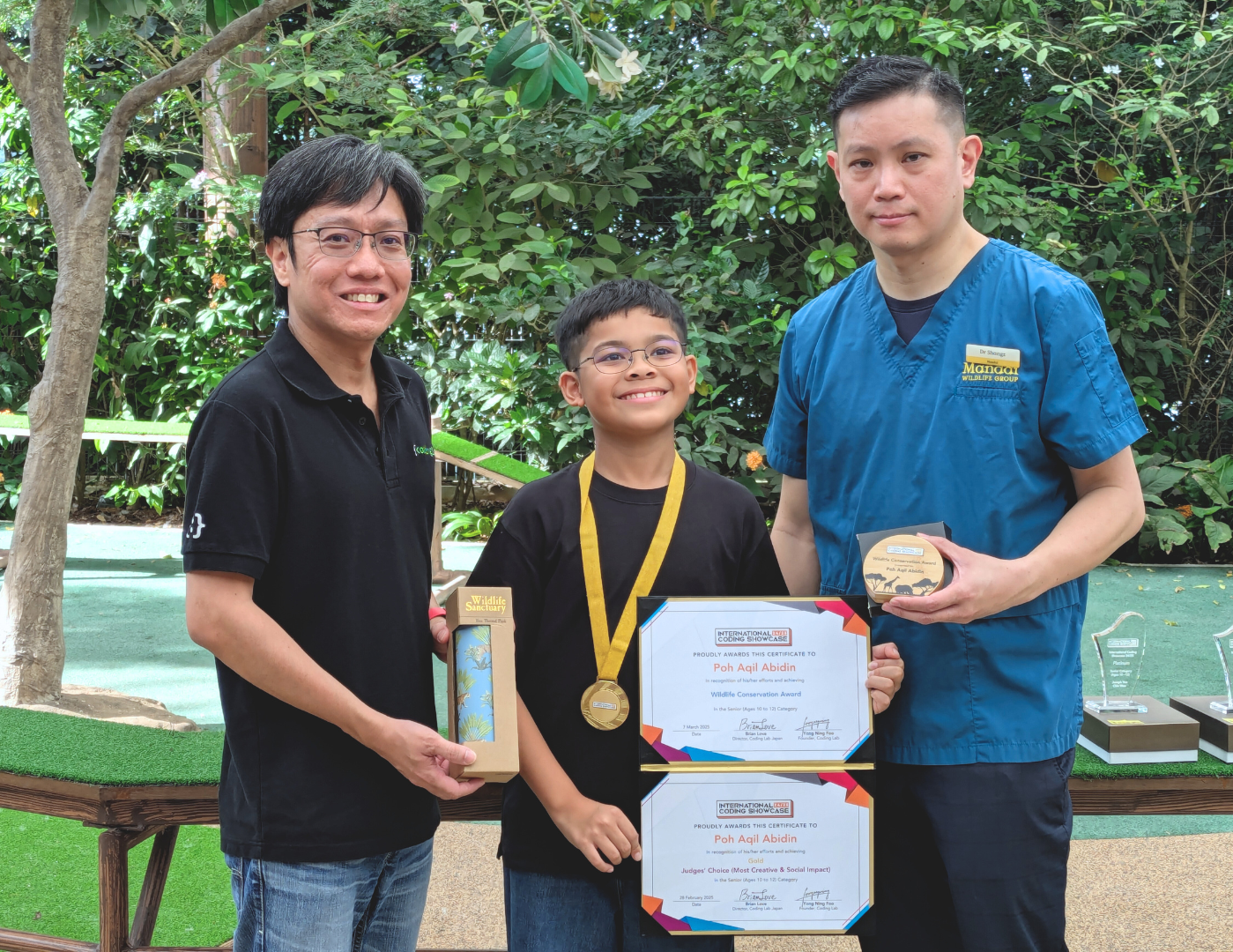 #CodingLabStudents: Aqil Poh, ICS 2024/25 Gold and Wildlife Conservation Award Winner!