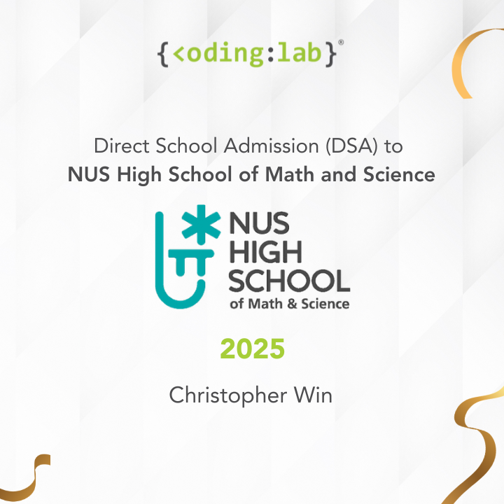 2025 DSA to NUS High School of Math and Science