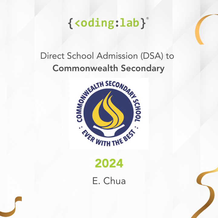 2024 DSA Offers for Commonwealth Secondary School