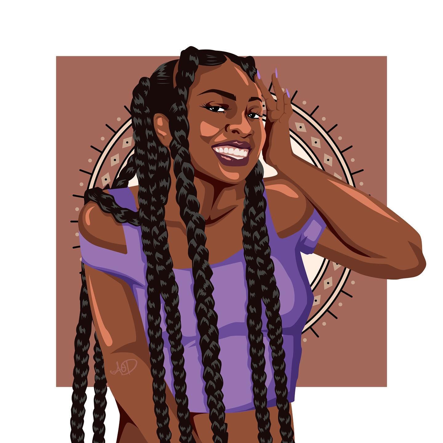 A new Melanin Queen. 👑 

#melaninqueen #digitalart #afro #digitalart #africandigitalart #creative #africaninspired #illustration #artwork #appreciateblack #art #vectorart #adobe #illustrator #supportblackartists #blackartistspace #drawing #vector #v