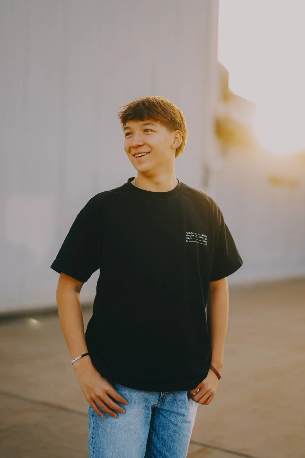 High school senior portraits in downtown Lincoln Nebraska