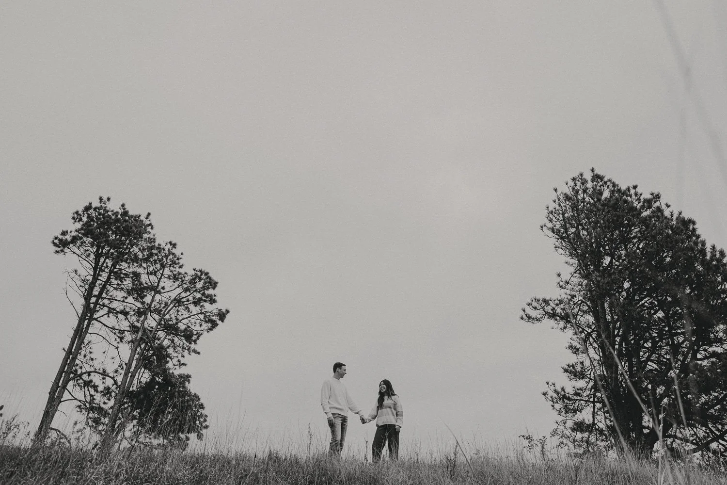 1. Engagement photos at Pioneers Park in Lincoln Nebraska