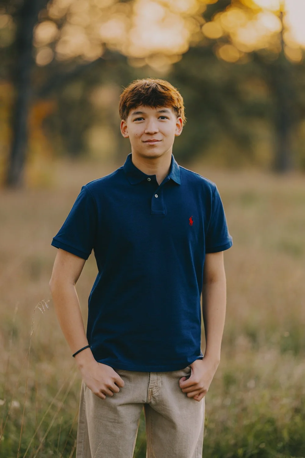 Senior photography session at Pioneers Park in Lincoln Nebraska