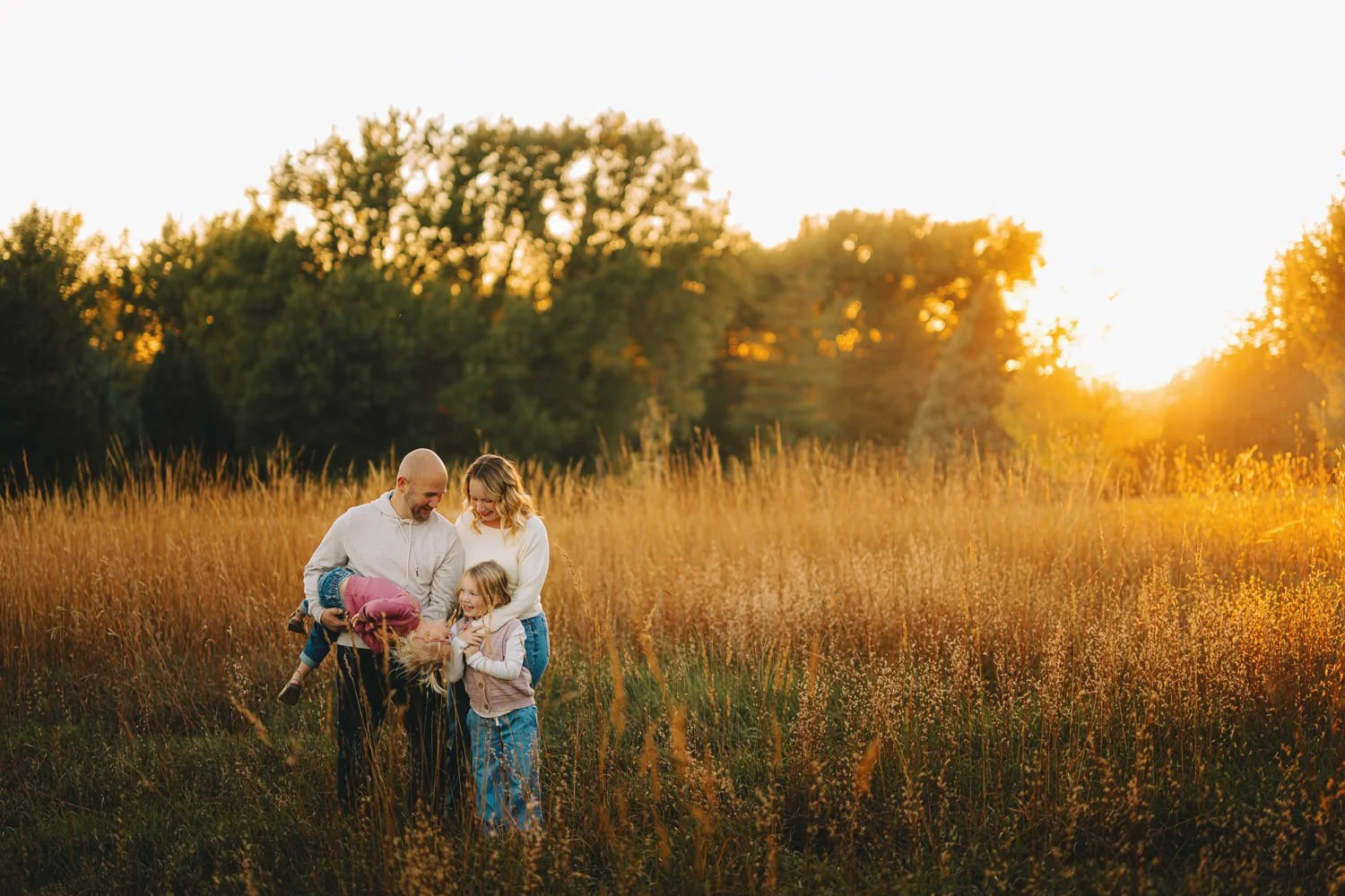 Fall family photos in Lincoln Nebraska