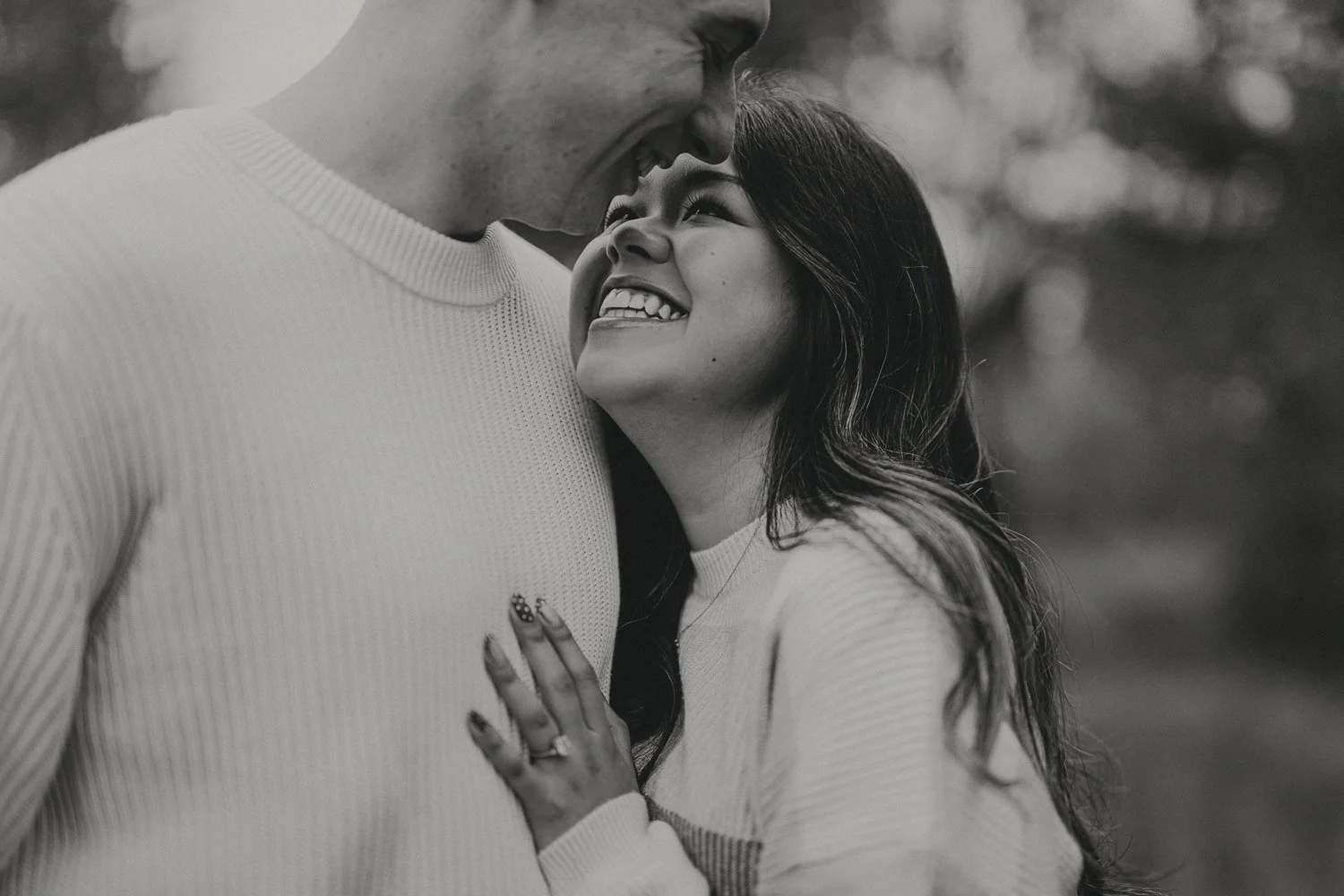 1. Engagement session in cold weather in Lincoln Nebraska