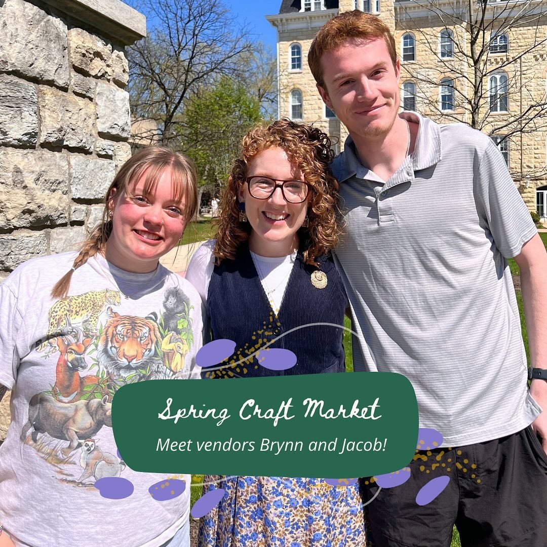 One of the best parts of organizing the Spring Craft Market has been working with student vendors. It&rsquo;s incredibly inspiring to see young people take the big, bold, brave steps of launching and running a business 🙌

Brynn and Jacob, pictured h