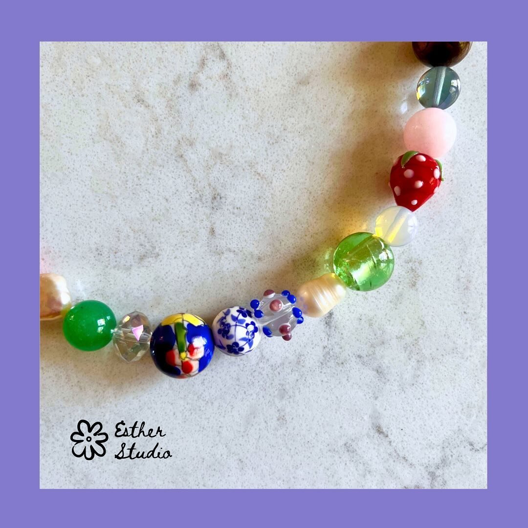 Now online at Esther Studio: eight one-of-a-kind beaded necklaces! ✨

These beauties are ready to help you make everyday statements. Pop yours on to dress up jeans and a t-shirt. Layer one over your tried-and-true chains or wear it alone. Style it fo