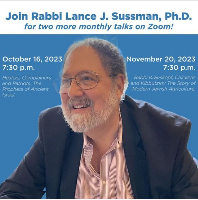 Upcoming Rabbi Talks
