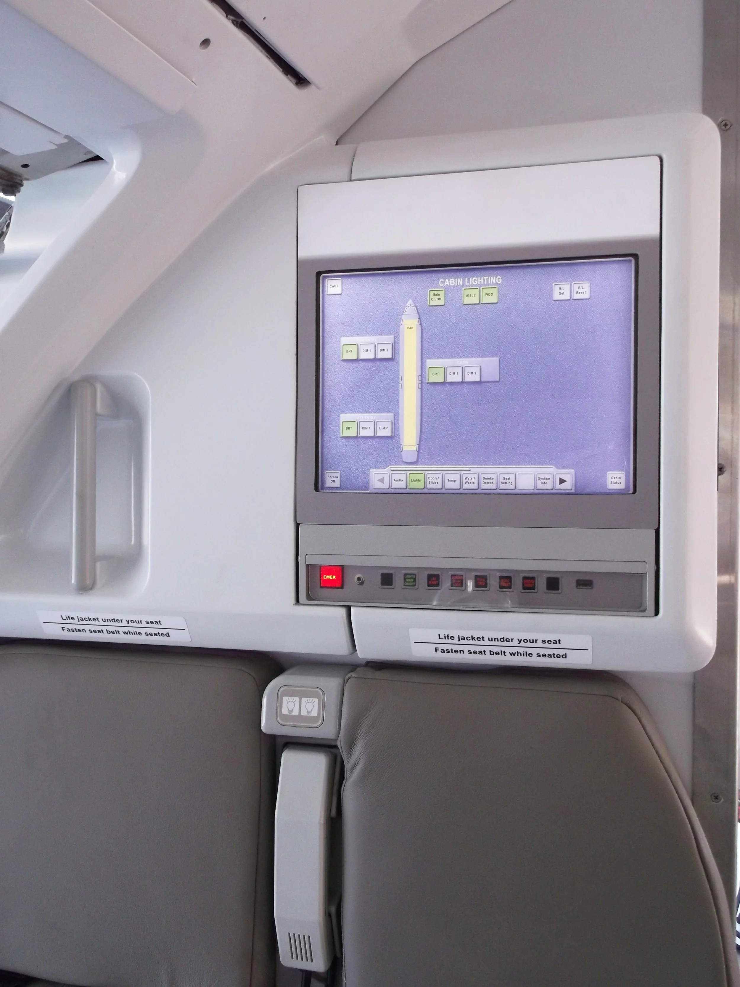 flight attendant panel