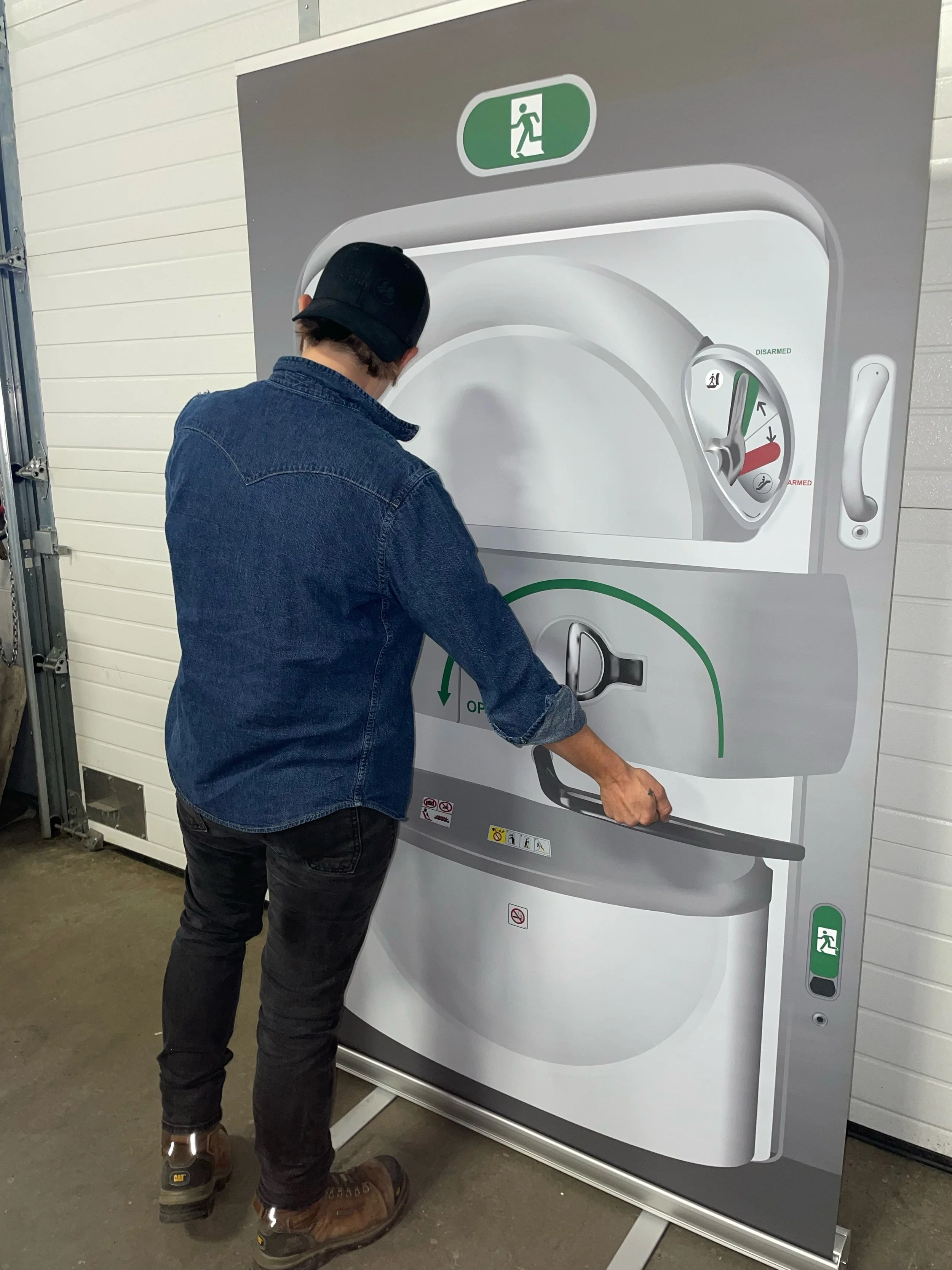 enhanced poster door trainer