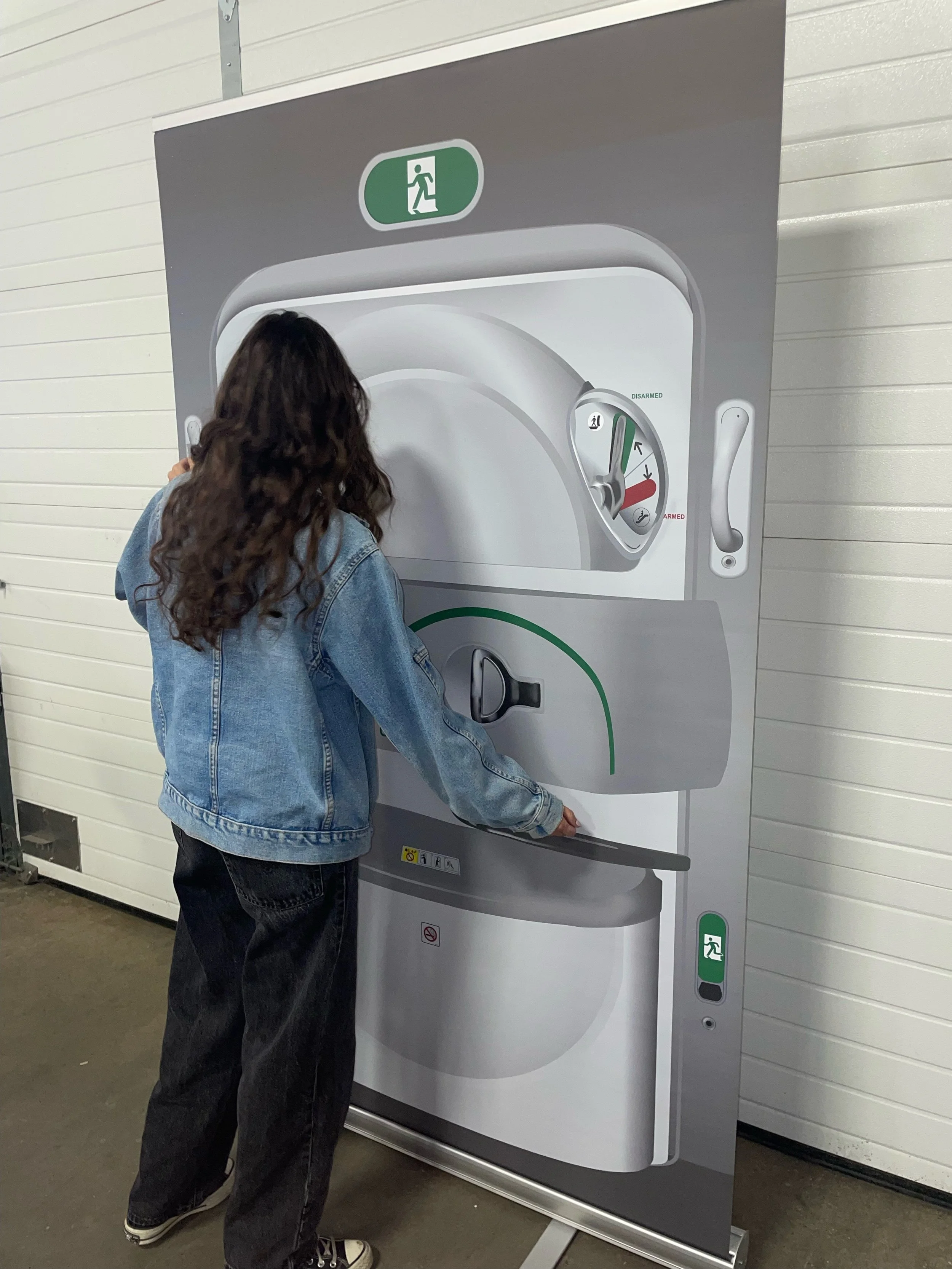 enhanced print door trainer