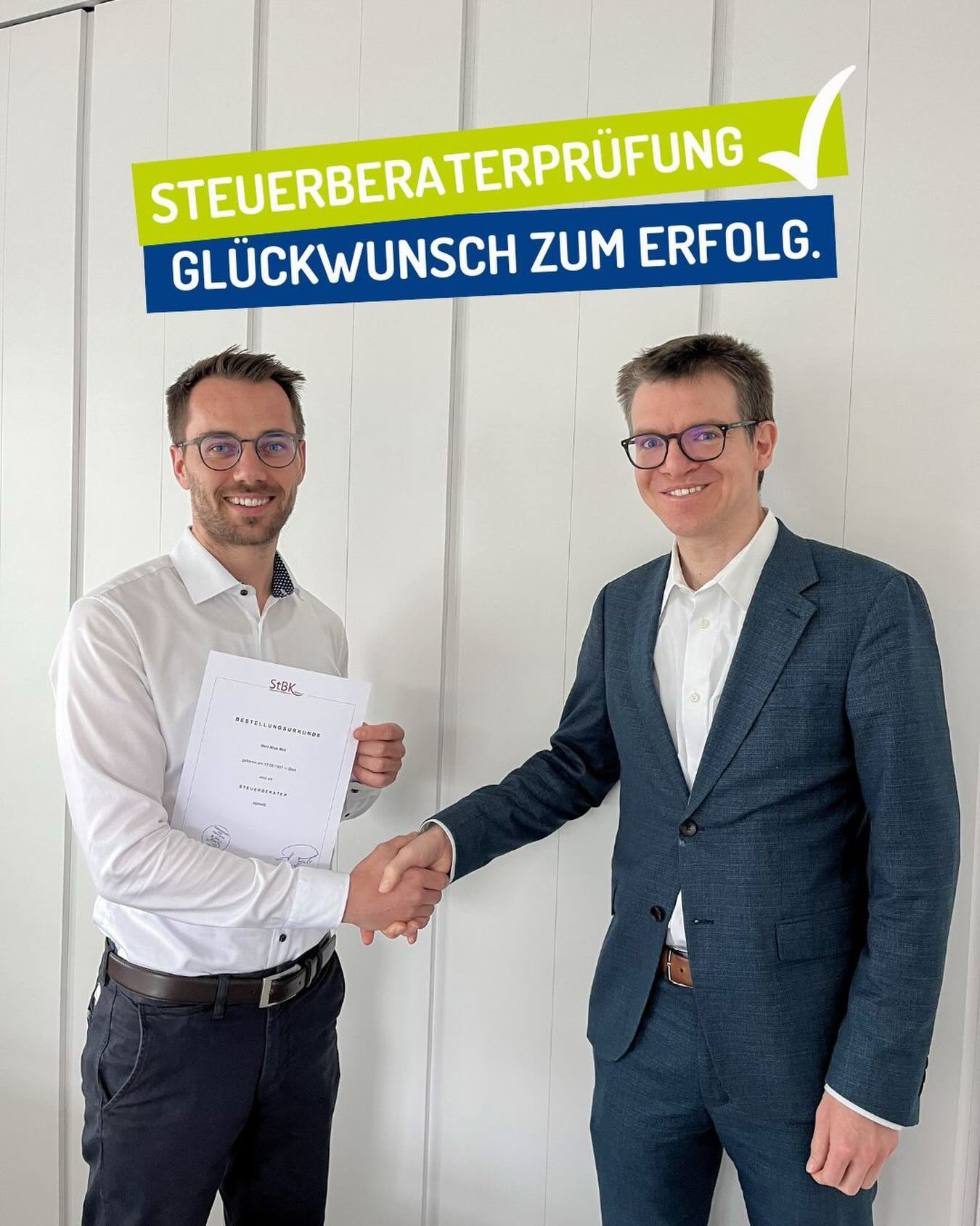 🎉 Wir haben Grund zu feiern: Unser Kollege Nick Will hat die Steuerberaterpr&uuml;fung bestanden! 🥳👏
Wir freuen uns riesig &uuml;ber diesen Meilenstein und sind stolz, Nick auf seinem Weg begleitet zu haben. 

Denn f&uuml;r uns bei LBH bedeutet Au