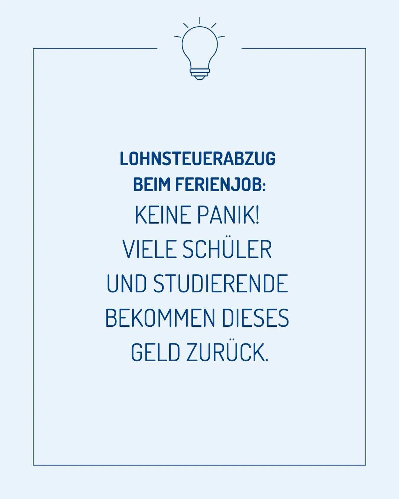 🎓 Ferienjob gehabt &hellip; und pl&ouml;tzlich wurde dir Lohnsteuer abgezogen? 😳💸

Keine Panik: Viele Sch&uuml;ler und Studierende bekommen dieses Geld zur&uuml;ck. 🙌
👉 Wenn du mit deinem Einkommen unter dem Grundfreibetrag bleibst, musst du mei