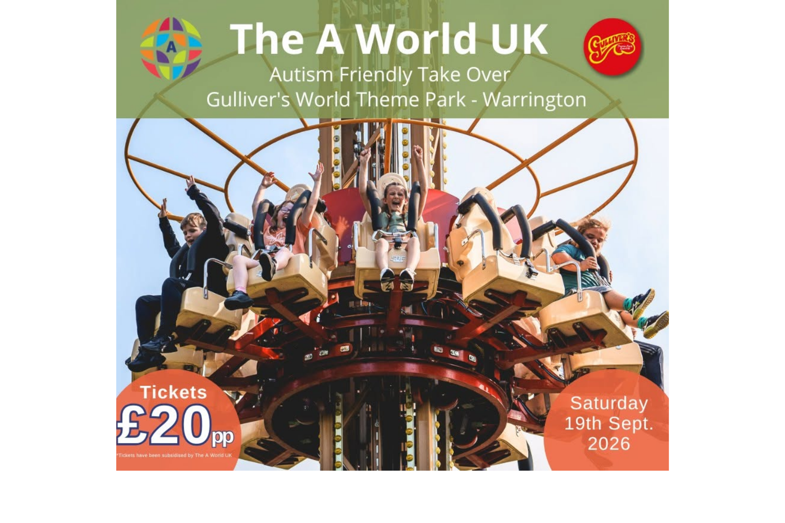 Autism Friendly Take Over – Gulliver's World Theme Park,  
