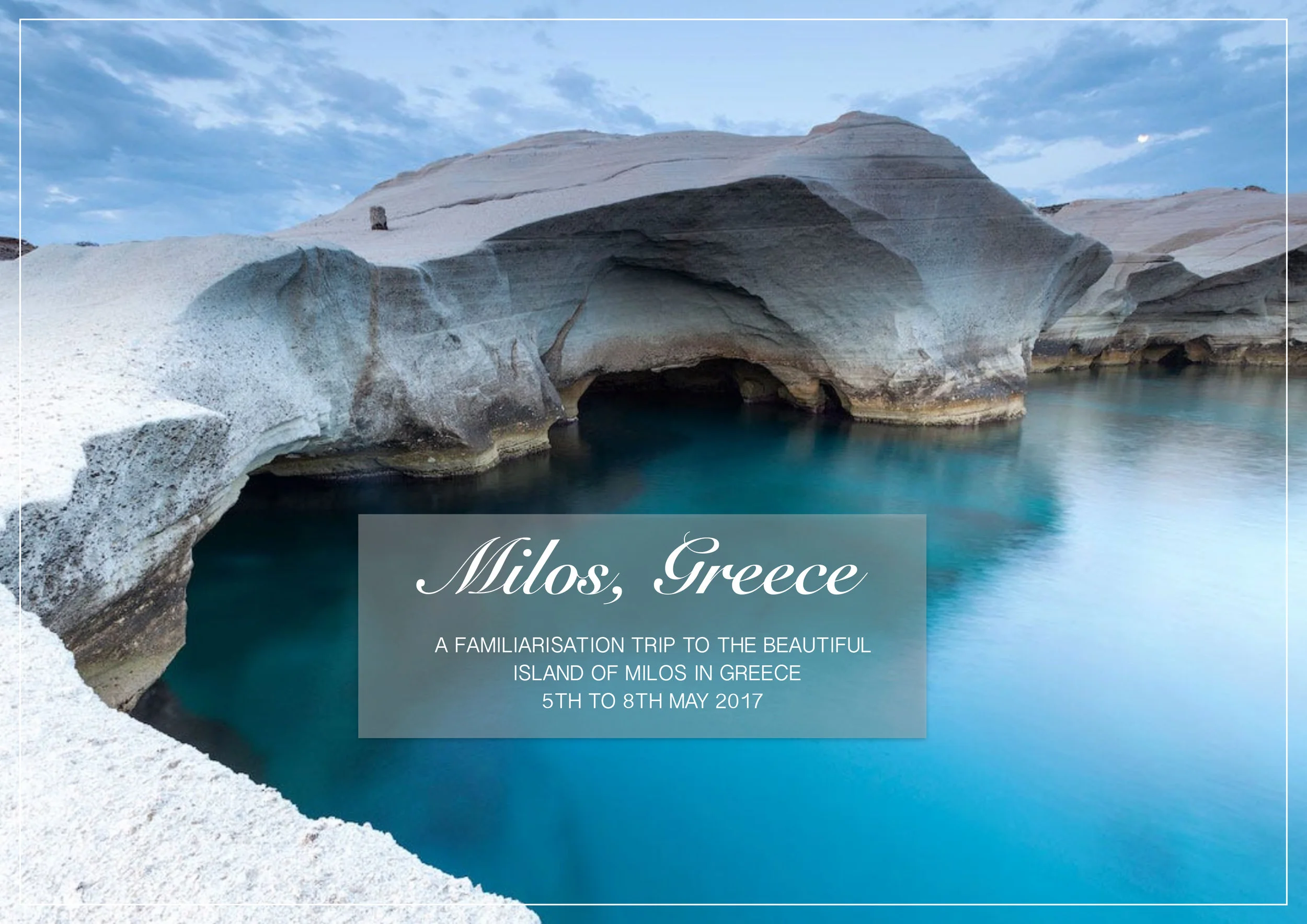 Milos Producers Trip - Allingham UK Production Service Company