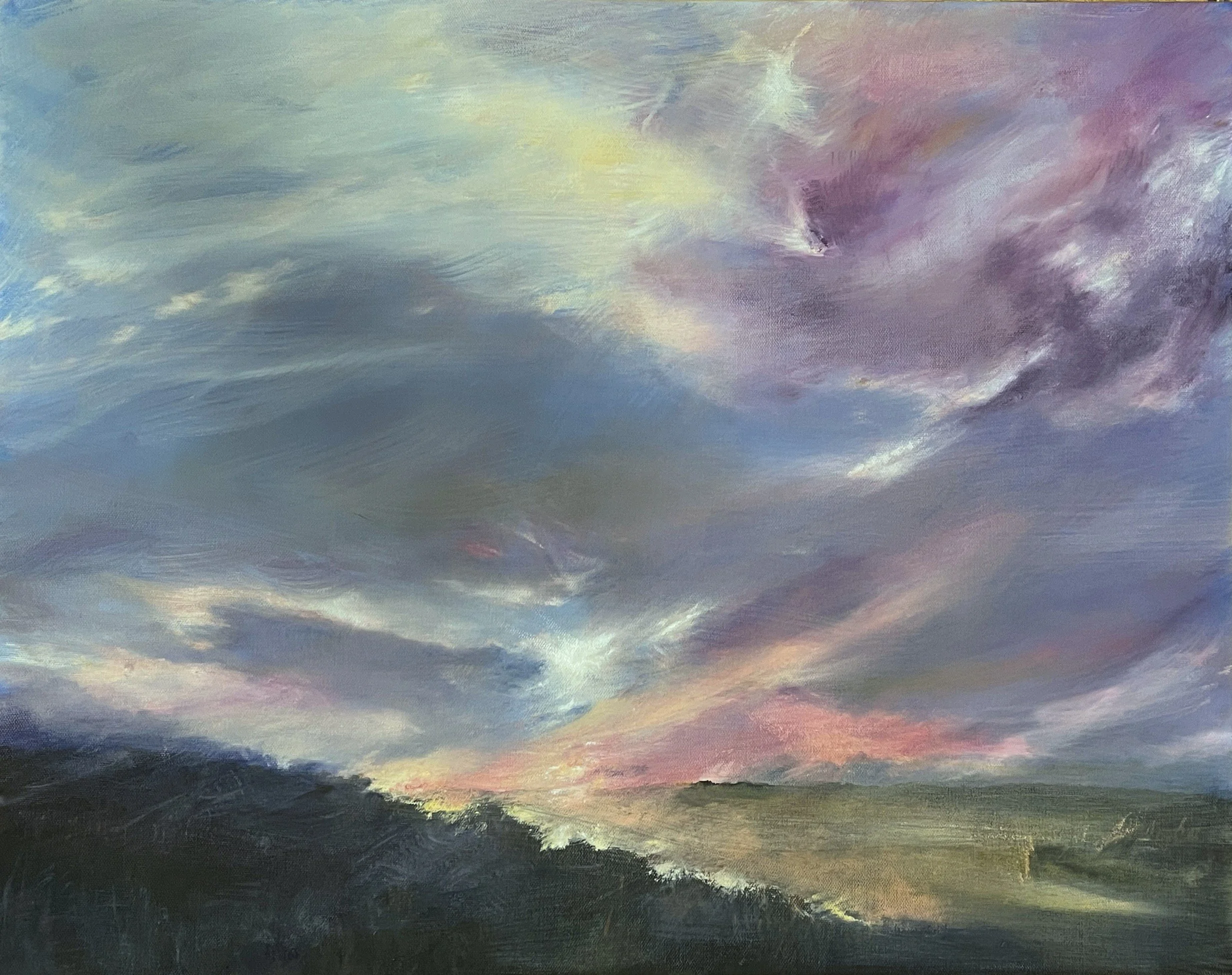 Colliding Energy
22x26 Oil on canvas
