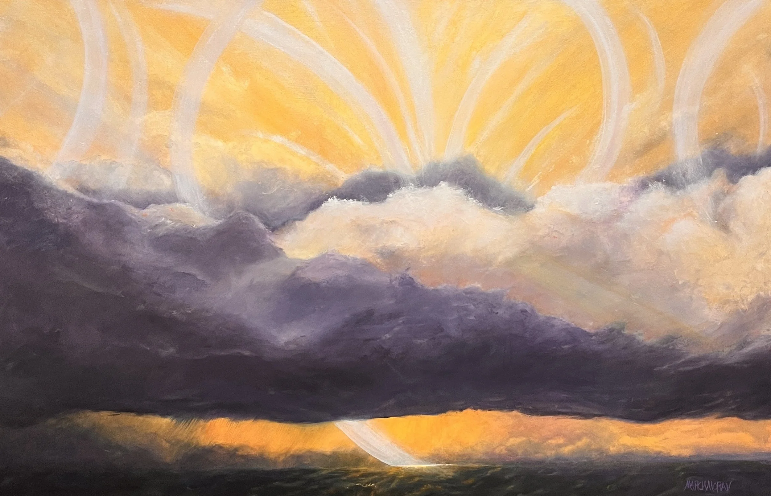 Beyond the Storms 36x24 Oil on canvas
