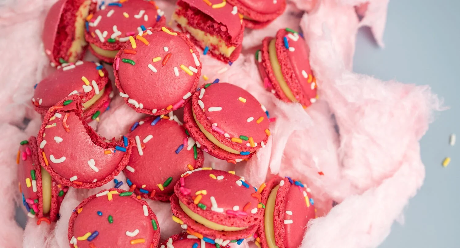 Cotton Candy French Macaron