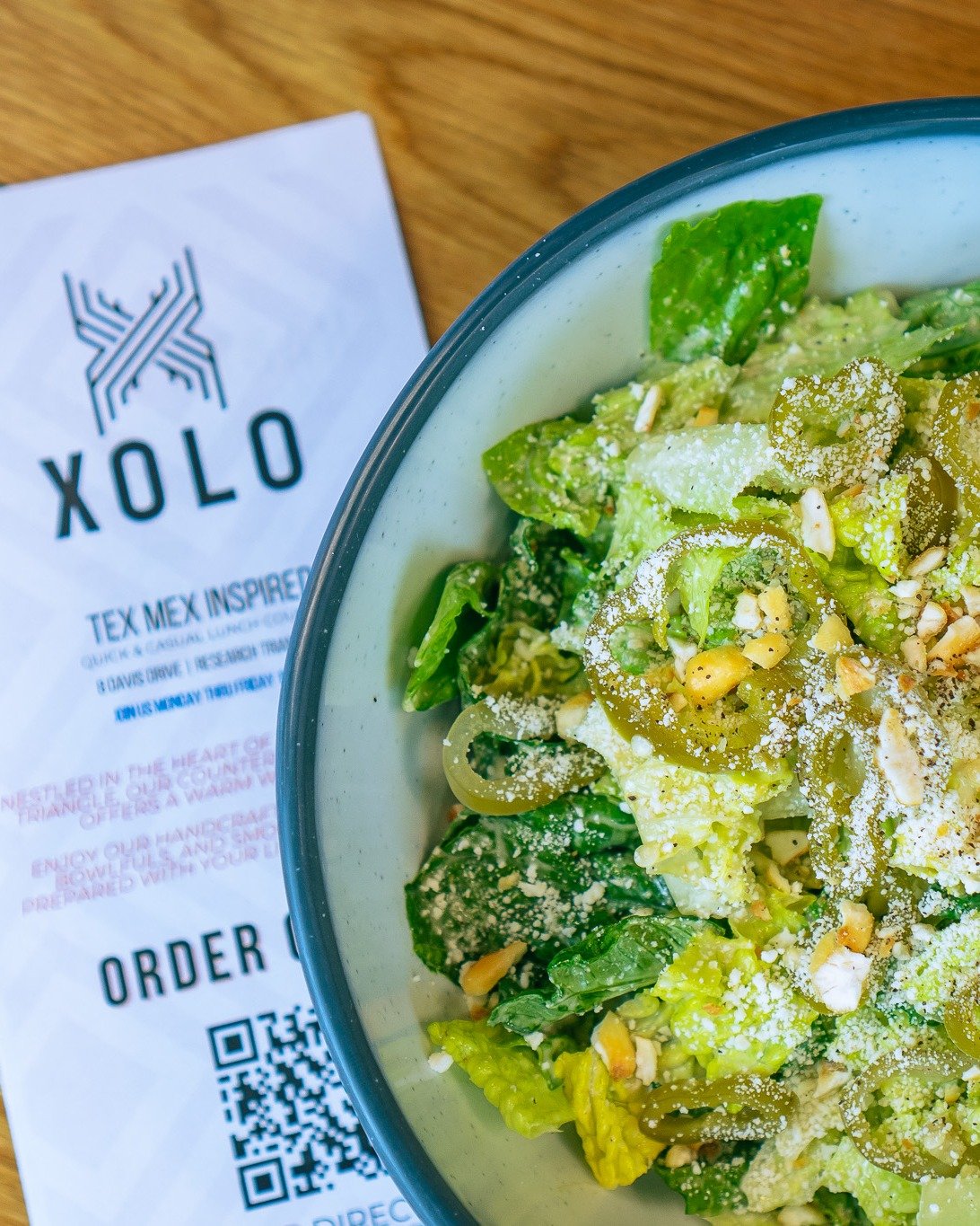 Hear the crunch in every forkful of our Cotija Caesar Salad 🥗✨ It features a solid mix of romaine lettuce, tangy cotija dressing, zesty pickled peppers, and the satisfying bite of corn nuts. Vegetarian and Gluten Free!

Cheers to the upcoming weeken