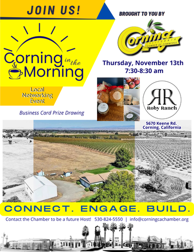 Corning in the Morning-Hosted by the Corning Chamber of Commerce