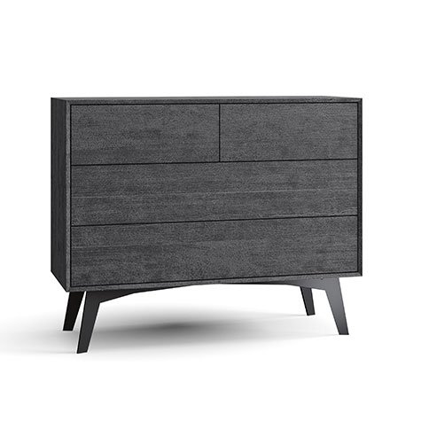 Kolo Yakisugi Dresser Sideboard- Modern Elegance with Textured Charm