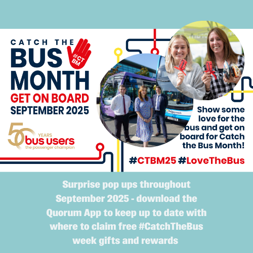 Catch the Bus Month - throughout September
