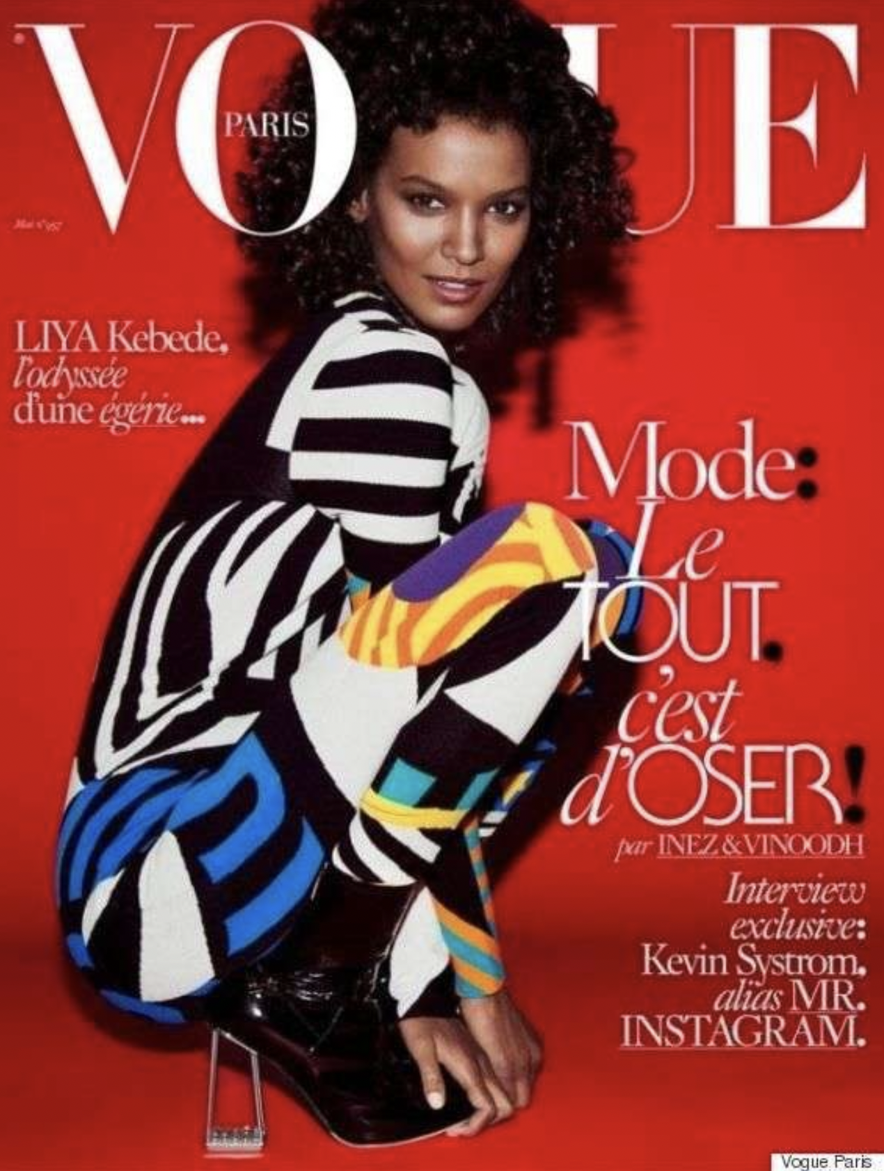 Liya Kebede, seule modèle noire en couv’ de Vogue France entre 2010 et 2015