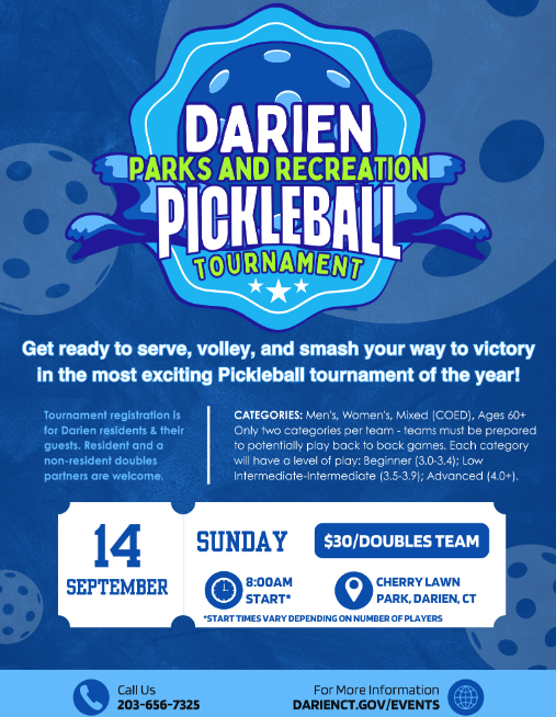 Darien Town Pickleball Tournament