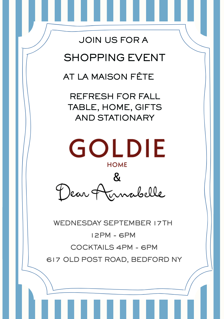 Pop up with Goldie Home + Dear Annabelle