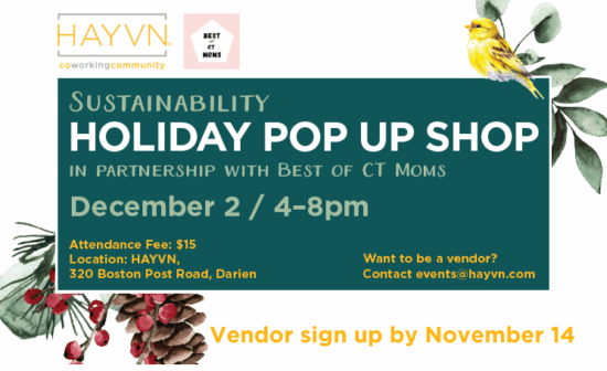 HAYVN’s Sustainability Holiday Pop Up Shop