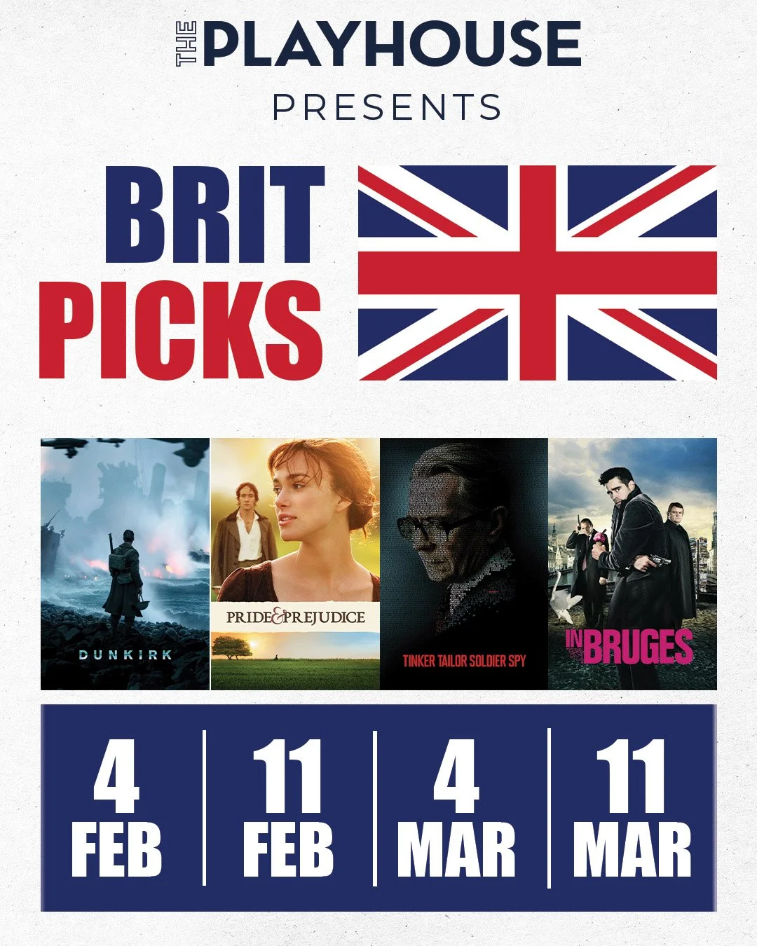 Brit Picks at The Playhouse