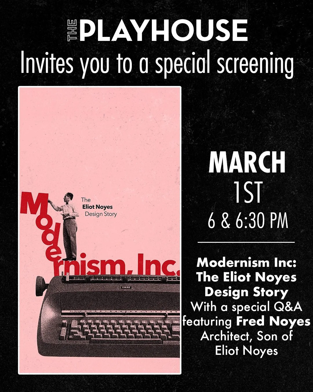 Modernism, Inc. - Documentary Screening & Q&A w/ Frederick Noyes