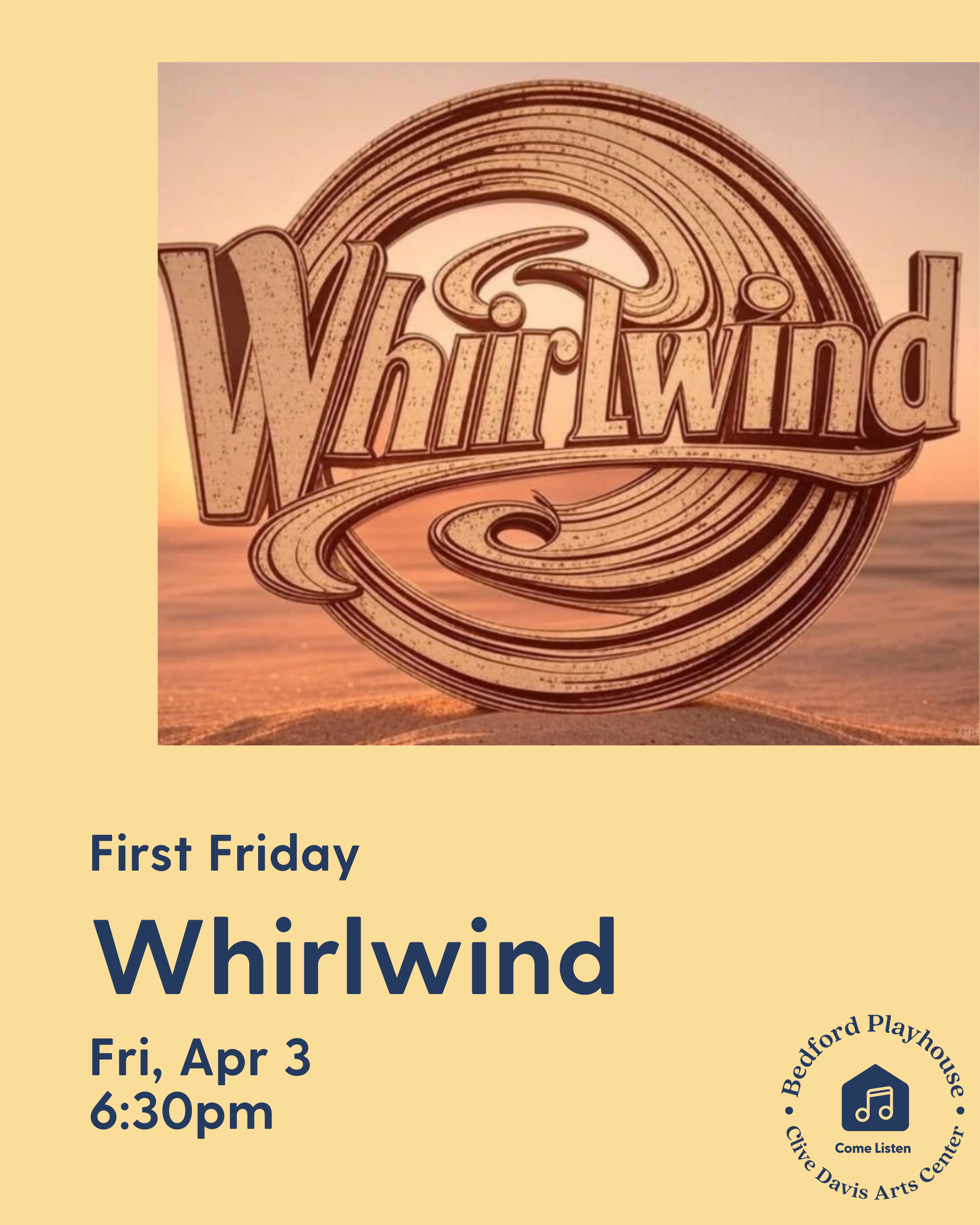 First Friday: Whirlwind